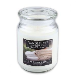 New Candlelite soft cotton sheets jar candle